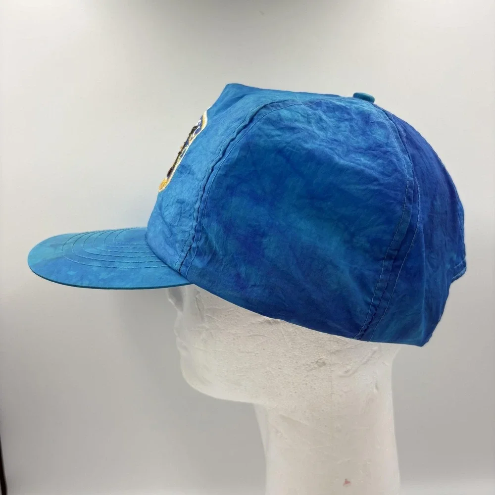 Vintage Camel Joe Camel Blue Nylon Adjustable Snapback Hat Cap‎ Smooth Character